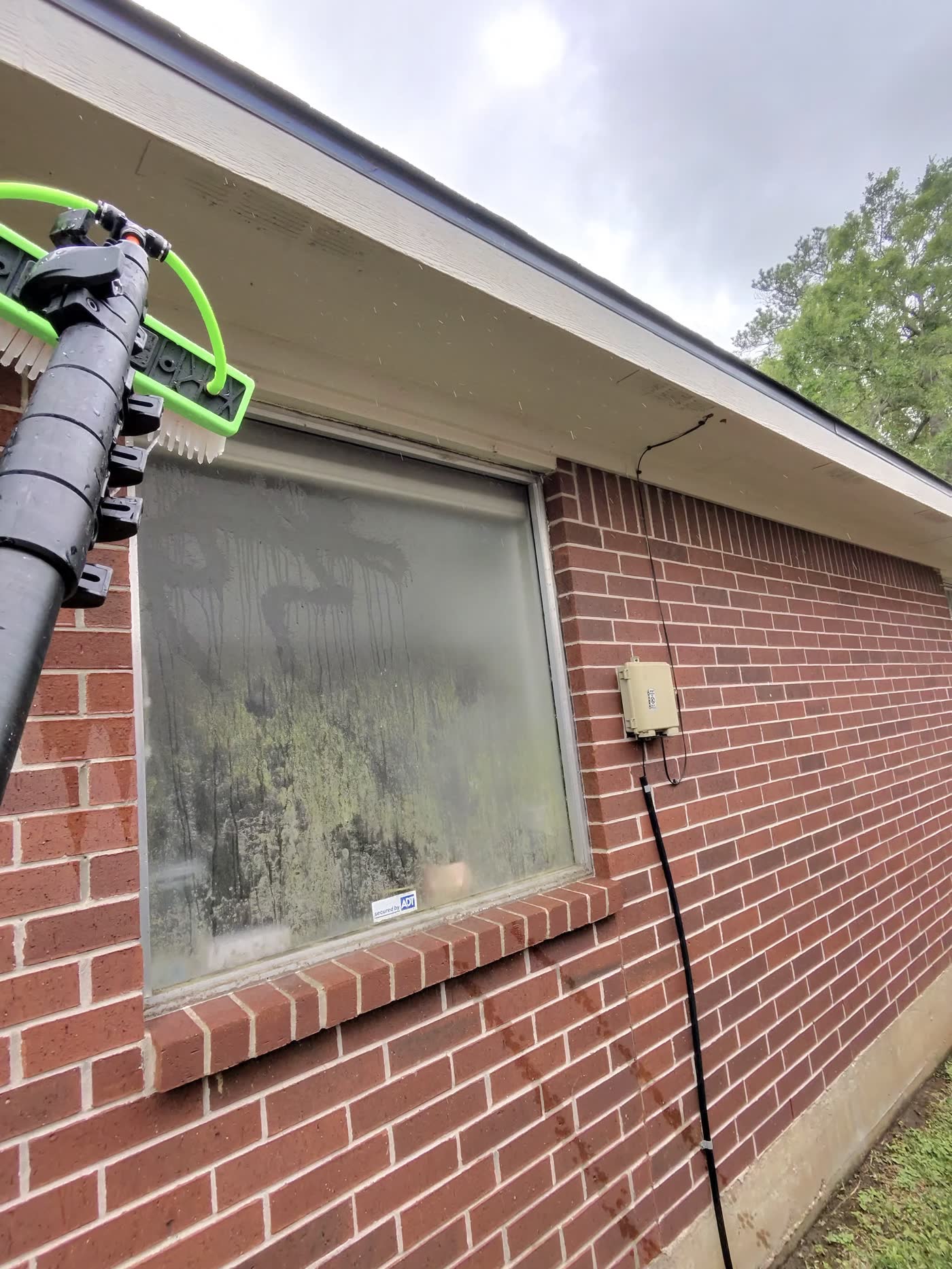 Brick home transformation — before